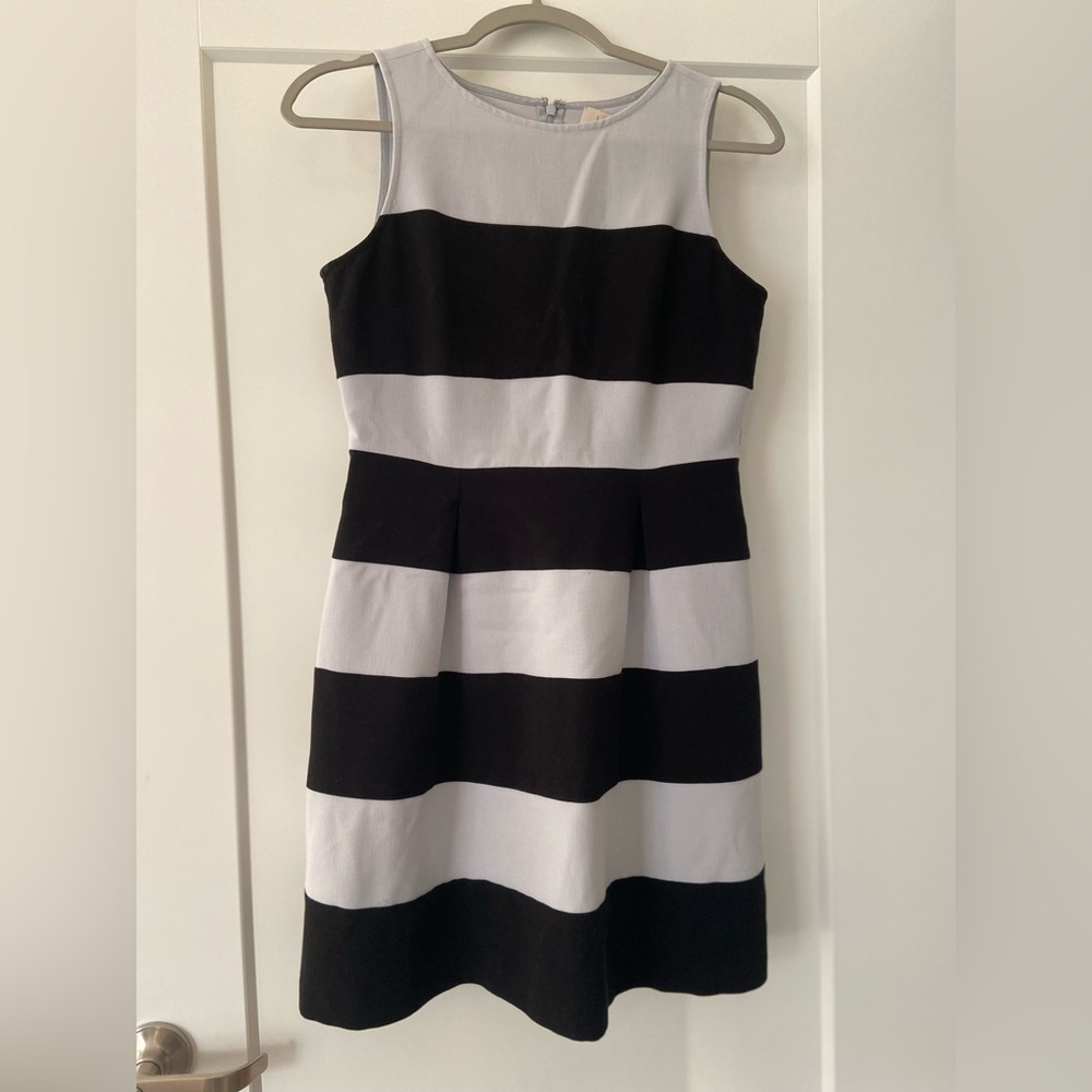 Black and White Loft Dress